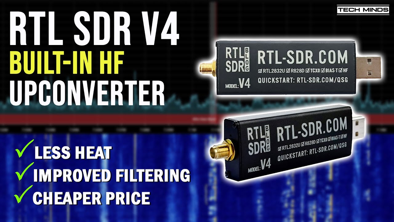 RTL SDR V4 - Now with Built-In HF Upconverter + More Features 