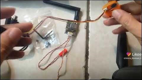 Akk kco2 600mw fpv transmitter 600tvl 2.8mm 120 Sony ccd camera kit no batteries unboxing #reviews 7