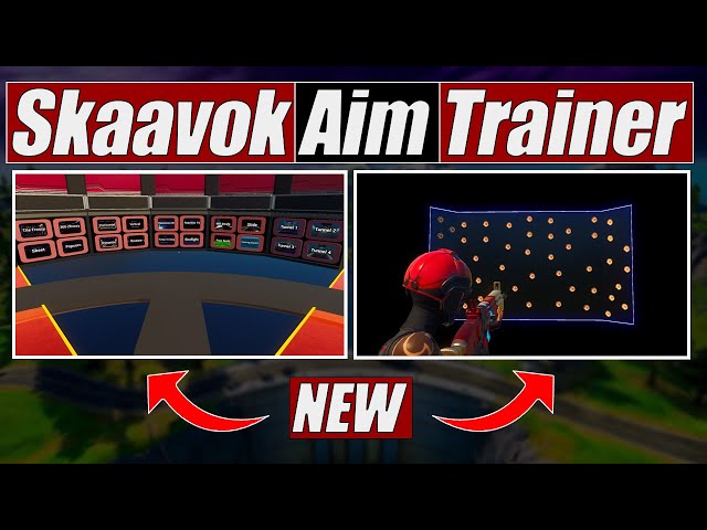 SKAAVOK AIM TRAINING (CHAPTER 2) - Fortnite Creative Map Code