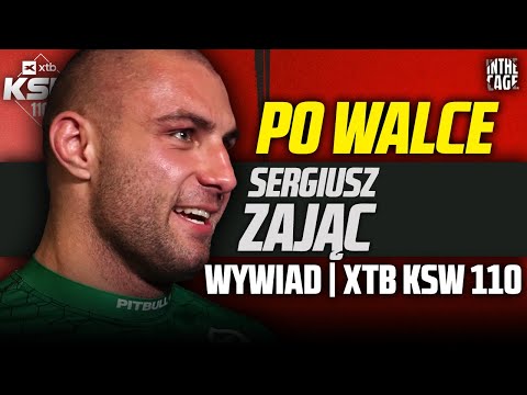 "BĘDĘ" - Sergiusz ZAJĄC krótko o walce z PIWOWARCZYKIEM po wygranej na XTB KSW 110