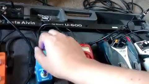 Danelectro forward/reverse delay effect pedal