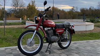 картинка: история восстановления мотоцикла минск 3.112.Доработки и Продажа