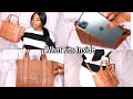 Marc Jacobs Mini Leather Tote Argan Oil |What Fits Inside + Try On + Unboxing|