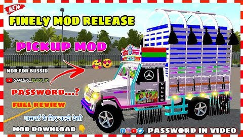 😍modify bolero Pickup mod Dawnload link DiskStation 💯 bus simulator Indonesia #pickup #djpickup
