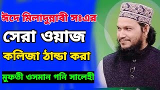 ঈদে মিলাদুন্নাবী সঃ এর সেরা ওয়াজ মাও মুফতী ওসমান গনি সালেহী হুজুরের||sarsina new waz