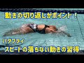 【バタフライ】入水後の動きにスピードをキープする秘密が！！