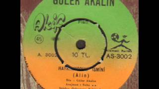 GÜLER AKALIN haykırıyorum ismini 45 LİK KAYDI