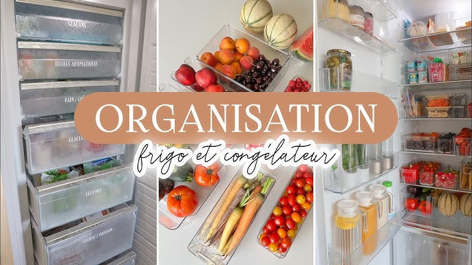 Comment Trier et Organiser son Congélateur Avant et Apres.Freezer  organiser ideas just watch. 