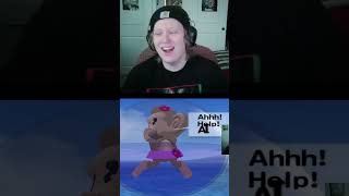 AiAi Cant Stop a WHALE... 🐵🐋 #gaming #funnyshorts #supermonkeyball