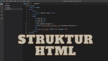 2. Struktur HTML (Head, Body, Title dan lainnya) | Pemrograman Web Dinamis