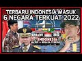 KEKUATAN MILITER INDONESIA TERBARU 2022 MASUK 6 TERKUAT DI DUNIA!!MALAYSIA REACTION.