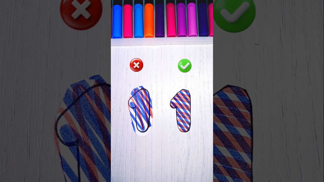 Perfect Cut |Messy Number 1 BoldGradient Precision X 