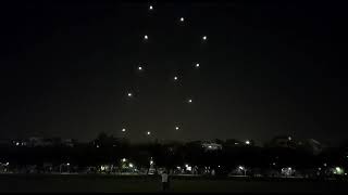 B for BotLab ||  formation with twelve drones of letter B