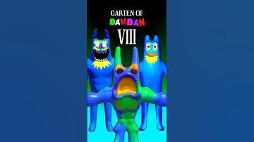 Garten Of Banban 8 - Flumbo all Transformations #shorts #shortvideo #gartenofbanban