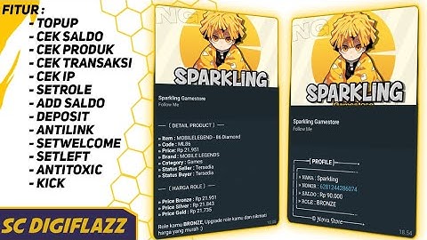 SC BOT DIGIFLAZZ TOPUP OTOMATIS WITH BUTTON/NO BUTTON + PAYDISINI FITUR PAY LANGSUNG