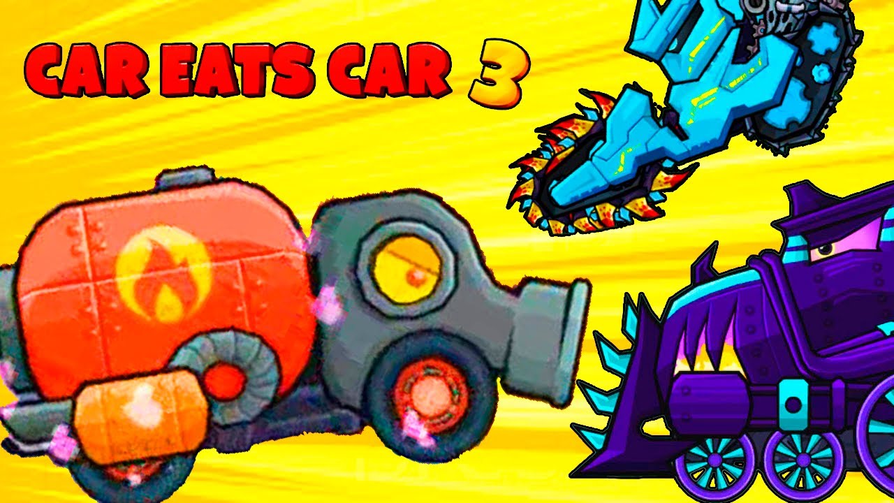 Кар кар 3 видео. Игра car eats car 3. Car eats car 3: Хищные машины. Машинка ест машинку 3. Ледокол Хищные машины 3.