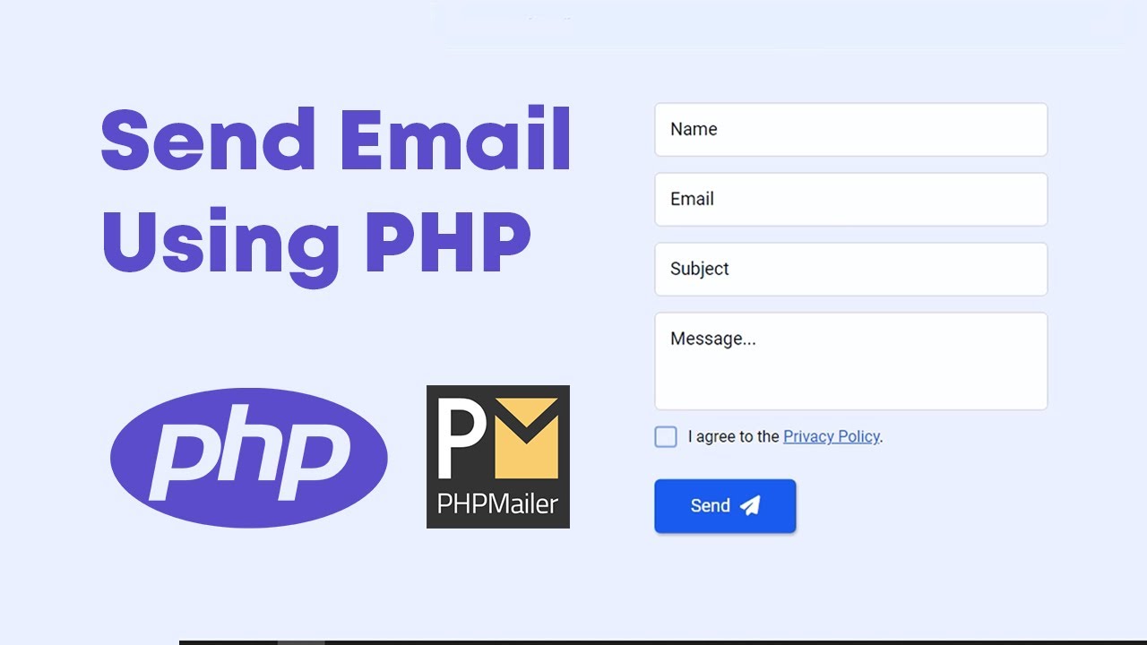 How to Send Email using PHP | PHPMailer - Tutorial 2023