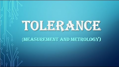 TOLERANCE