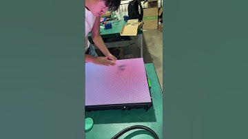 Make the protective film fit the LED screen  #leddisplay #ledscreen #leddisplayscreen #shorts