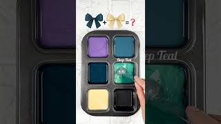 Modern Pastel Color Palette: Teal, Mint Green & Soft Lavender #artshorts #colorconcept #colormixing