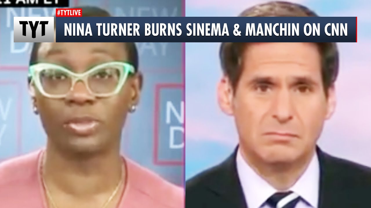 Nina Turner On Cnn Manchin And Sinema Answering To Owner Donors Youtube