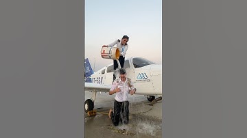 Yash’s solo flight—where dreams take flight. 🚀 #FirstSolo #Aviation #CrewLife #Pilot