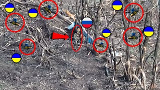 Horrifying Moments! How a Ukrainian Drone Destroysa Russian Attack Aircraft That Wanted to Rest