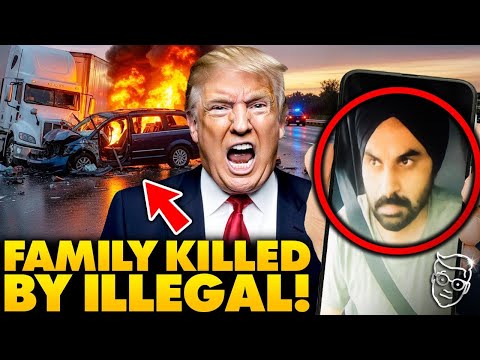 Internet RAGES as Illegal Alien Truck Driver KILLS 3 Americans With Semi, California Gave License