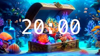 20 Minute Countdown Timer with Alarm | Calming Music | Enchanted Ocean by Timer Creations 14,701 views 11 days ago 20 minutes