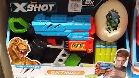 Short review: Xshot dino attack extinct l A kickback reskin but cooler