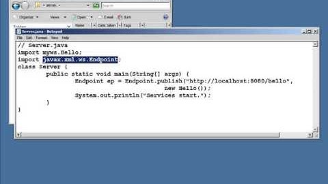 Web Service with Jax ws