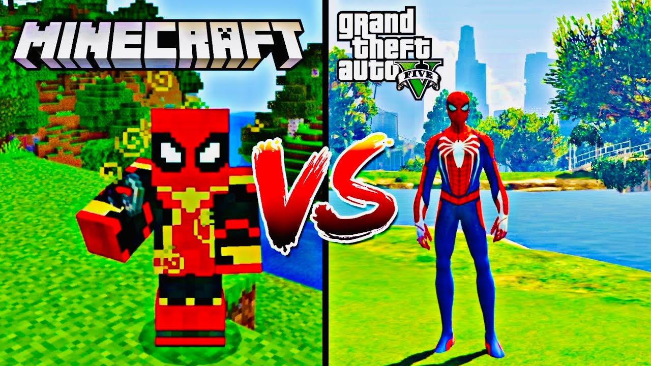 Minecraft vs gta 5 фото 8