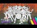 Marvel FUTURE FIGHT Coloring SET | Avengers Game Coloring Book