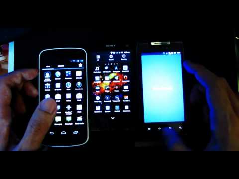 Vídeo: Diferença Entre Sony Xperia S E Samsung Galaxy Nexus