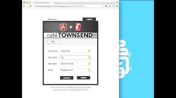 Basic CRUD application built with AngularJS and Rails