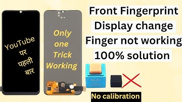 Mobile display fingerprint copy display not working | how to fix fingerprint sensor android |