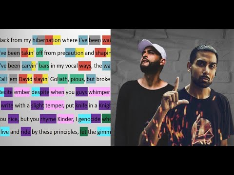 Locksmith & Lazarus on "Signs" / Rhyme Scheme