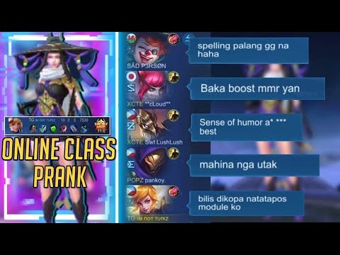 MISS MY PRANK?? ONLINE CLASS PRANK LT🤣 HAHAHA | MLBB