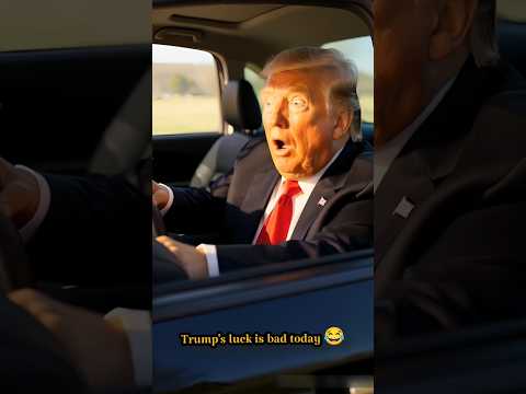 Trump's luck is bad today💥😁 #trump #putin #funny