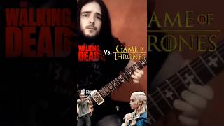 Así Suenan GOT y TWD intros tocadas en la misma pieza. #morosmylodon #guitar #metal #got #twd