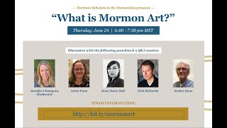 "What is Mormon Art?" MSH Conversation Series 6/24/21