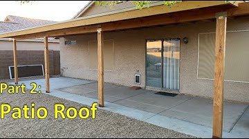 DIY Patio Part2 - Framing Roof