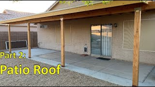 DIY Patio Part2  Framing Roof