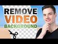 ✂ How to Remove Video Background - no green screen needed