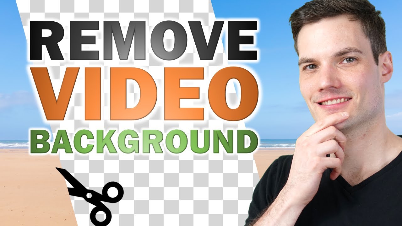 ✂ How to Remove Video Background - no green screen needed - YouTube