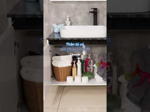 Video Lavabo kết hợp tủ treo Caesar LF5258 + EH48002AV