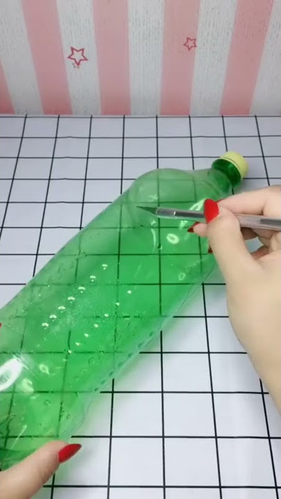 DIY Craft - Flower Vase By Plastic Water Bottle