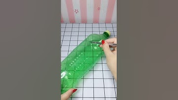 DIY Craft - Flower Vase By Plastic Water Bottle