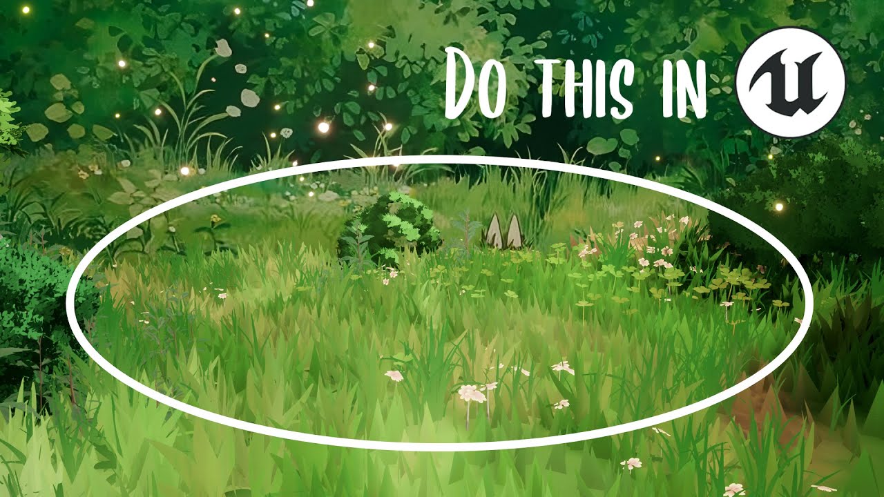 How to make EASY stylized grass - YouTube
