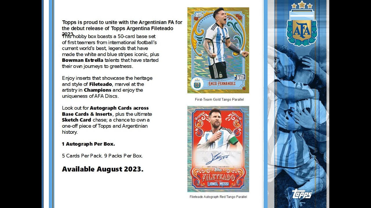 2023 Topps Argentina FILETEADO メッシ /25 - その他